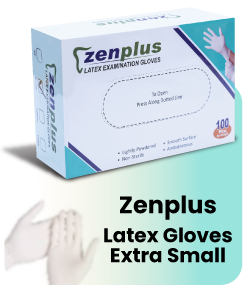 Zenplus Latex Gloves Extra Small