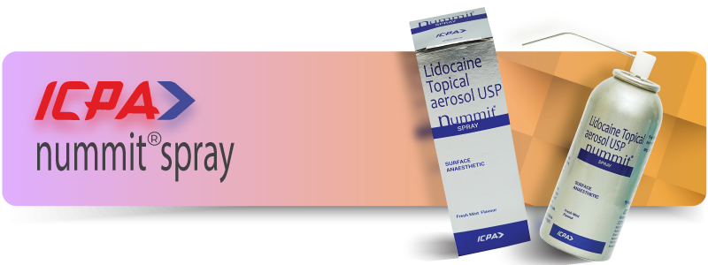 ICPA Nummit Spray - Lidocaine Topical Aerosol USP