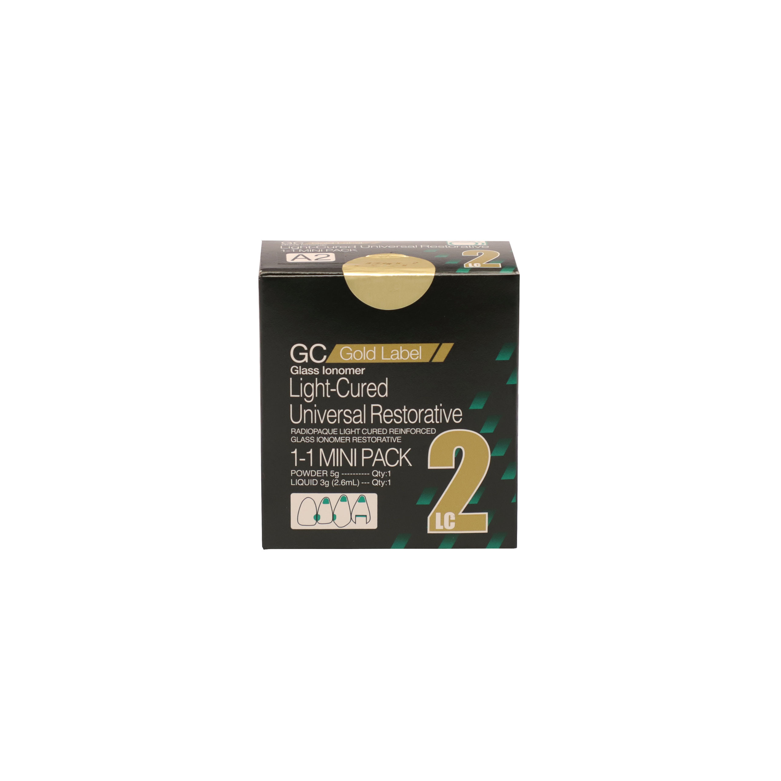GC Gold Label 2 LC Mini Pack 5gm Powder Liq 3gm (2.6ml )
