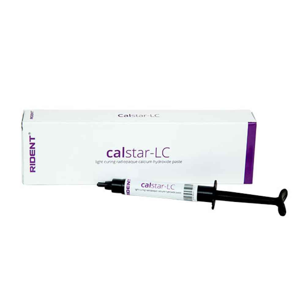 Rident Calstar-LC Light Curing Radiopaque Calcium Hydroxide Paste