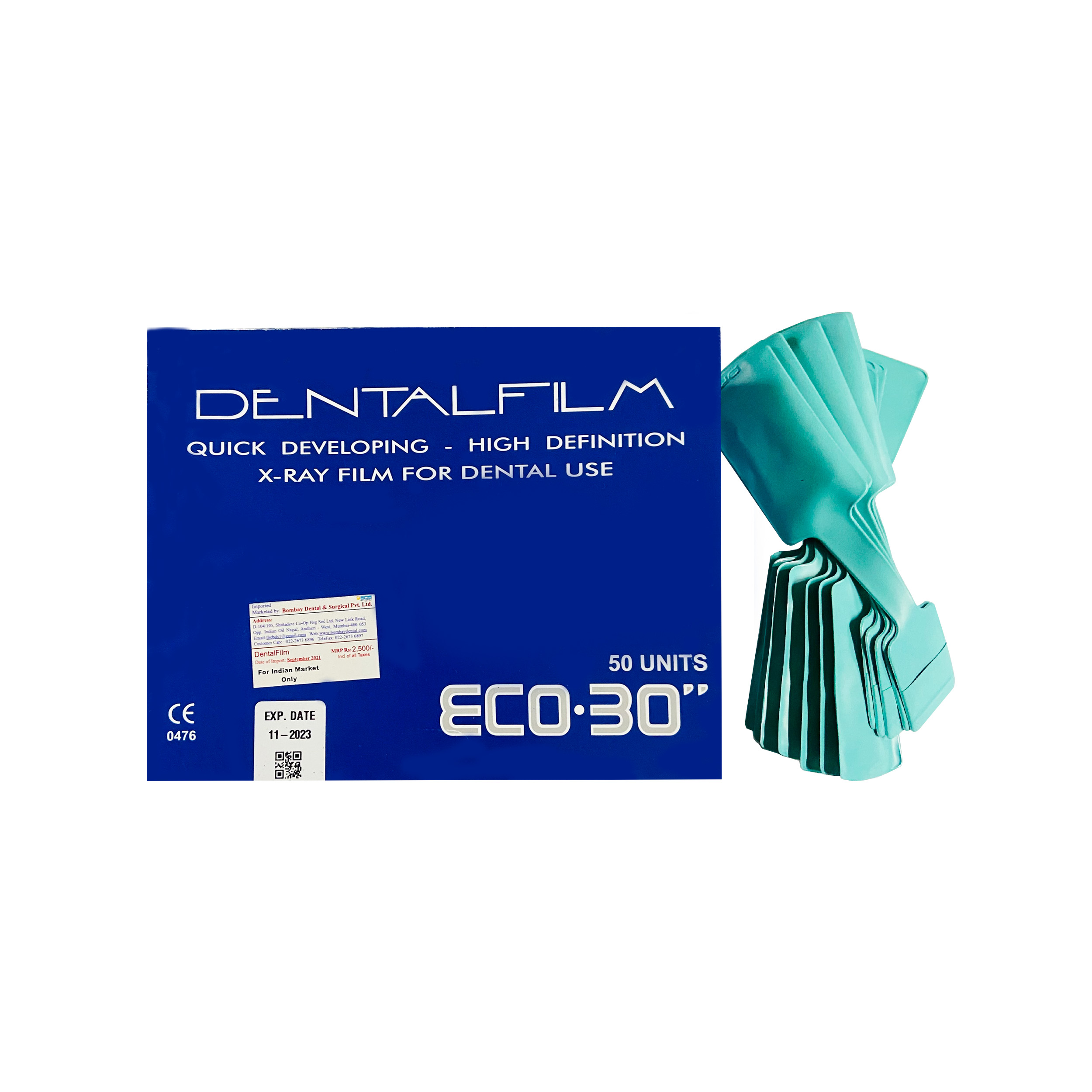 Buy Dental Film ECO 30 (Xray film) size 30.5x40.5mm 50 Pcs