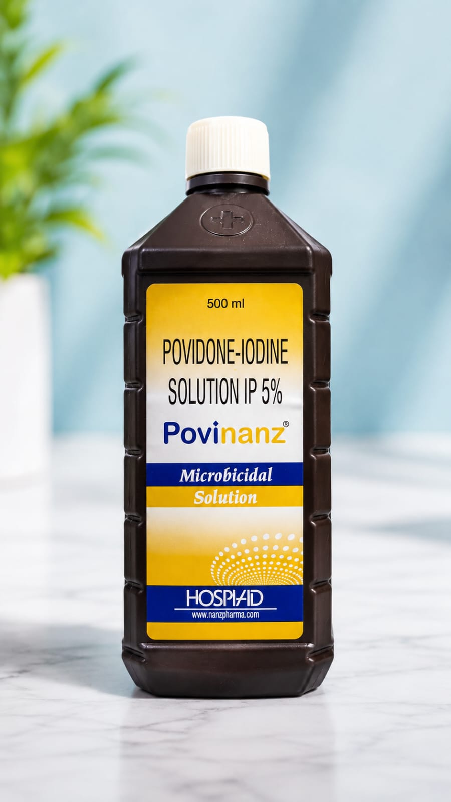 POVINANZ (POVIDONE -IODINE SOLUTION IP 5% - 500ml)