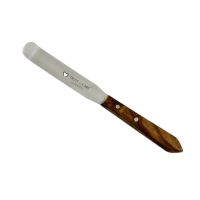 Trust & Care Plaster & Alginate Spatula Wooden Handle Curved