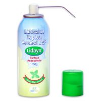 Lidayn Spray Mint Flavored Lidocaine Topical Aerosol Anesthetic Spray