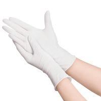 Gloves Latex Powdered Medium 100Pc - Safe&Care