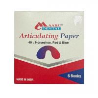 Maarc Articulating Paper 40µ -Horse Shoe- Blue & Red (1 Box Of 6 Books)