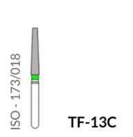 Mani Diamond Bur TF-13C (5 Pcs.)