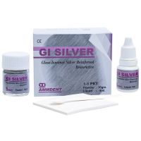 Ammdent GI Silver Glass Ionomer Silver Reinforced Restorative Cement