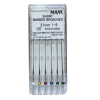 Short Barbed Broaches 21mm #1-6 - Mani
