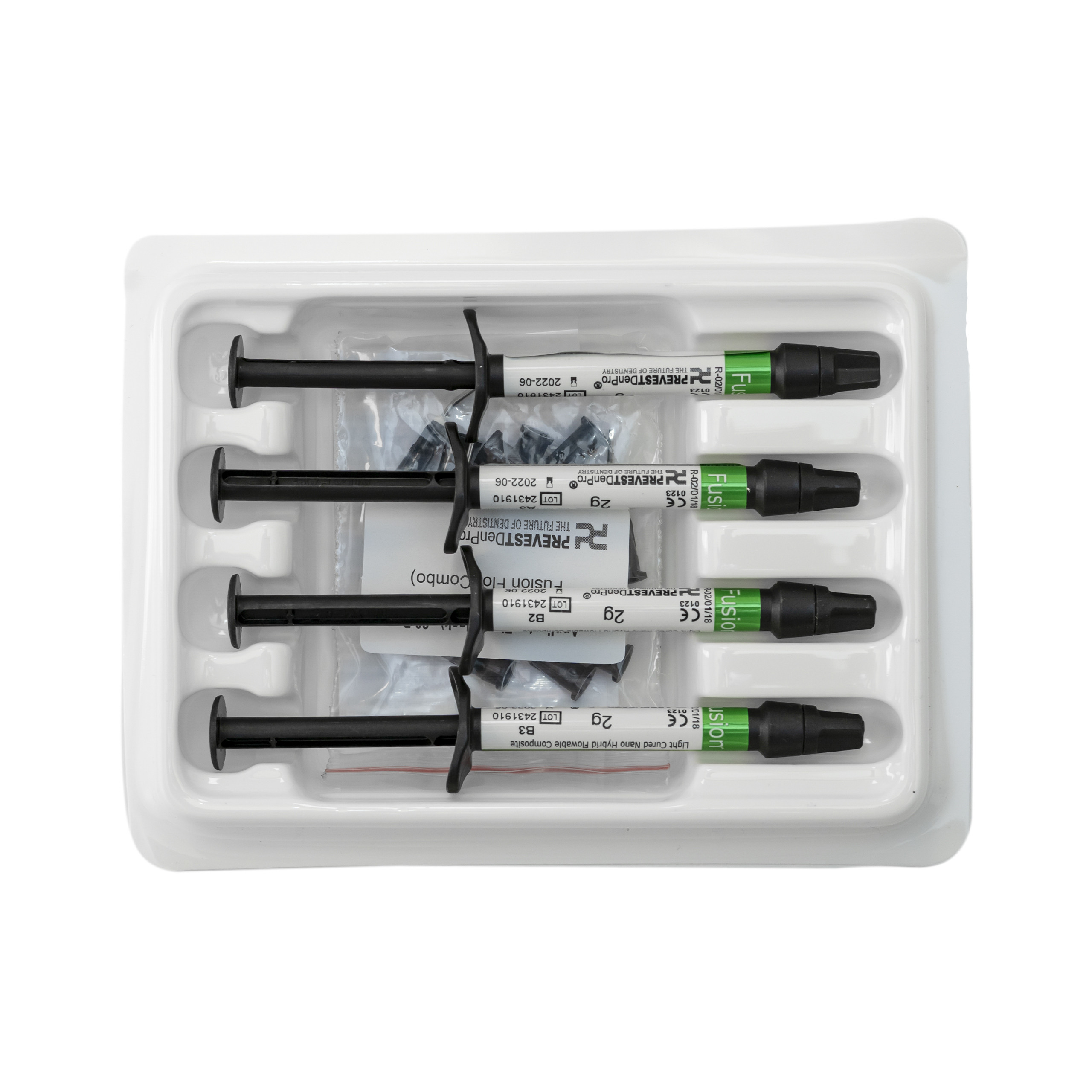 Prevest Denpro Fusion Flow Light Cured Nano Hybrid Flowable Composite Kit