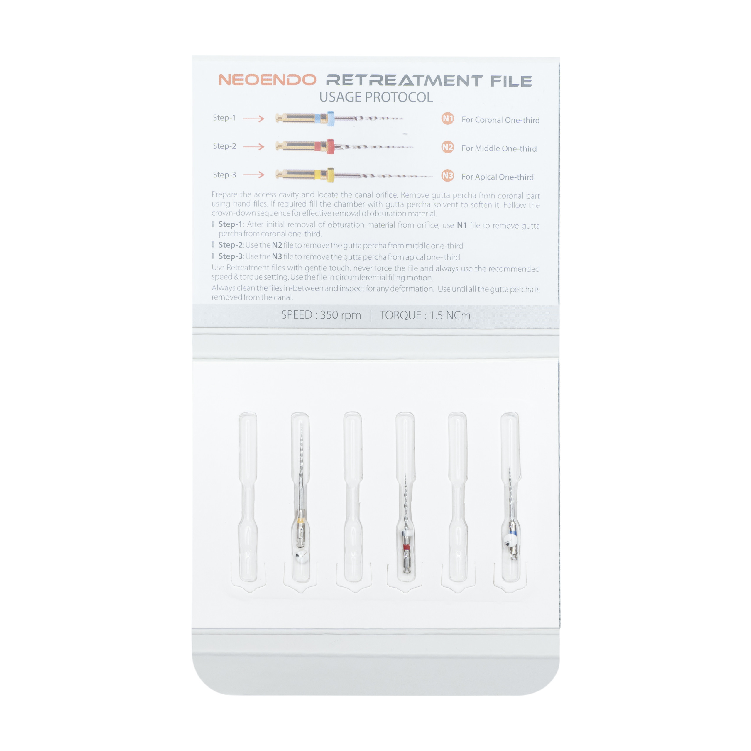 Neoendo Retreatment File 16mm, 18mm, 25mm