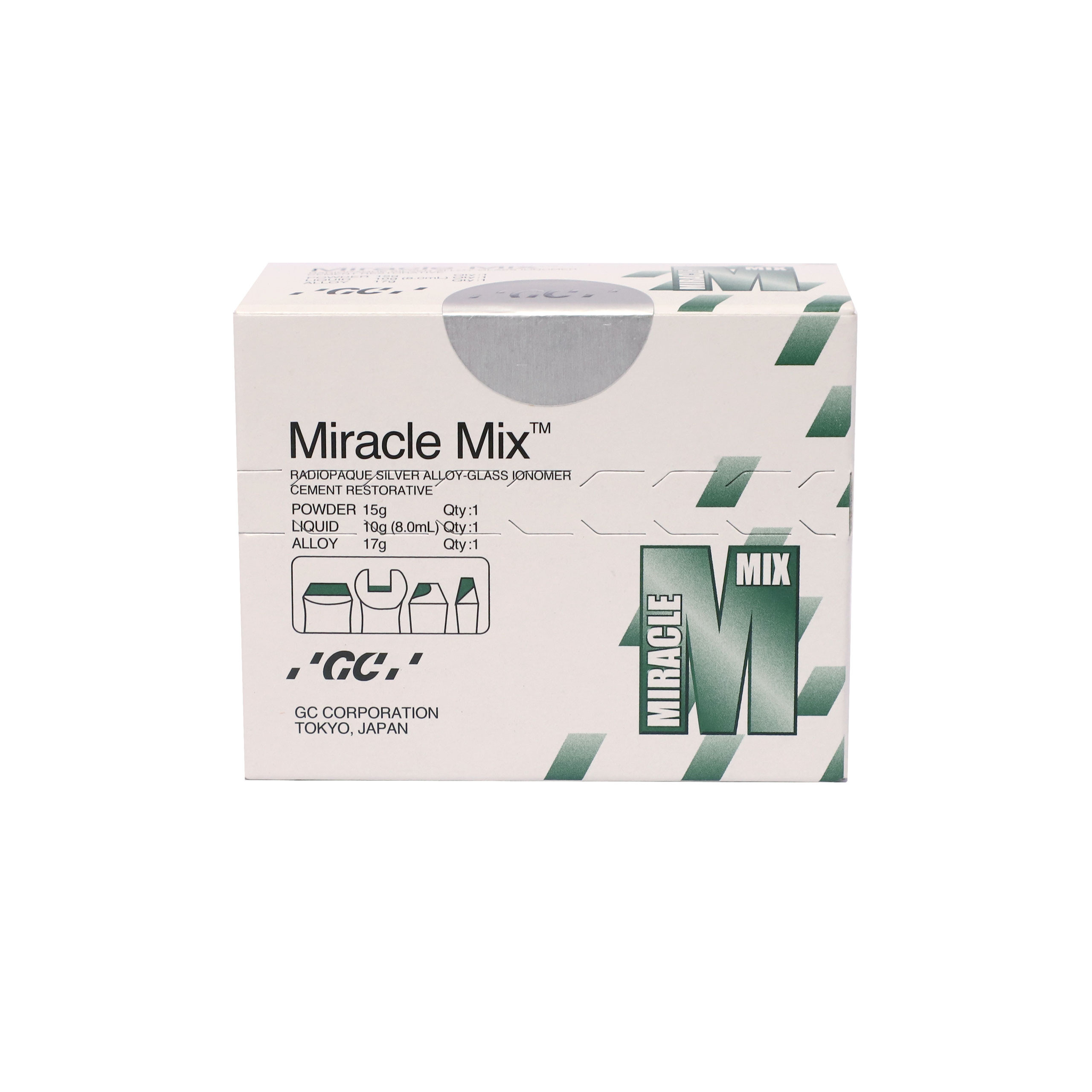 GC Miracle Mix (Radiopaque Silver Alloy- Glass Ionomer Cement Restorative)