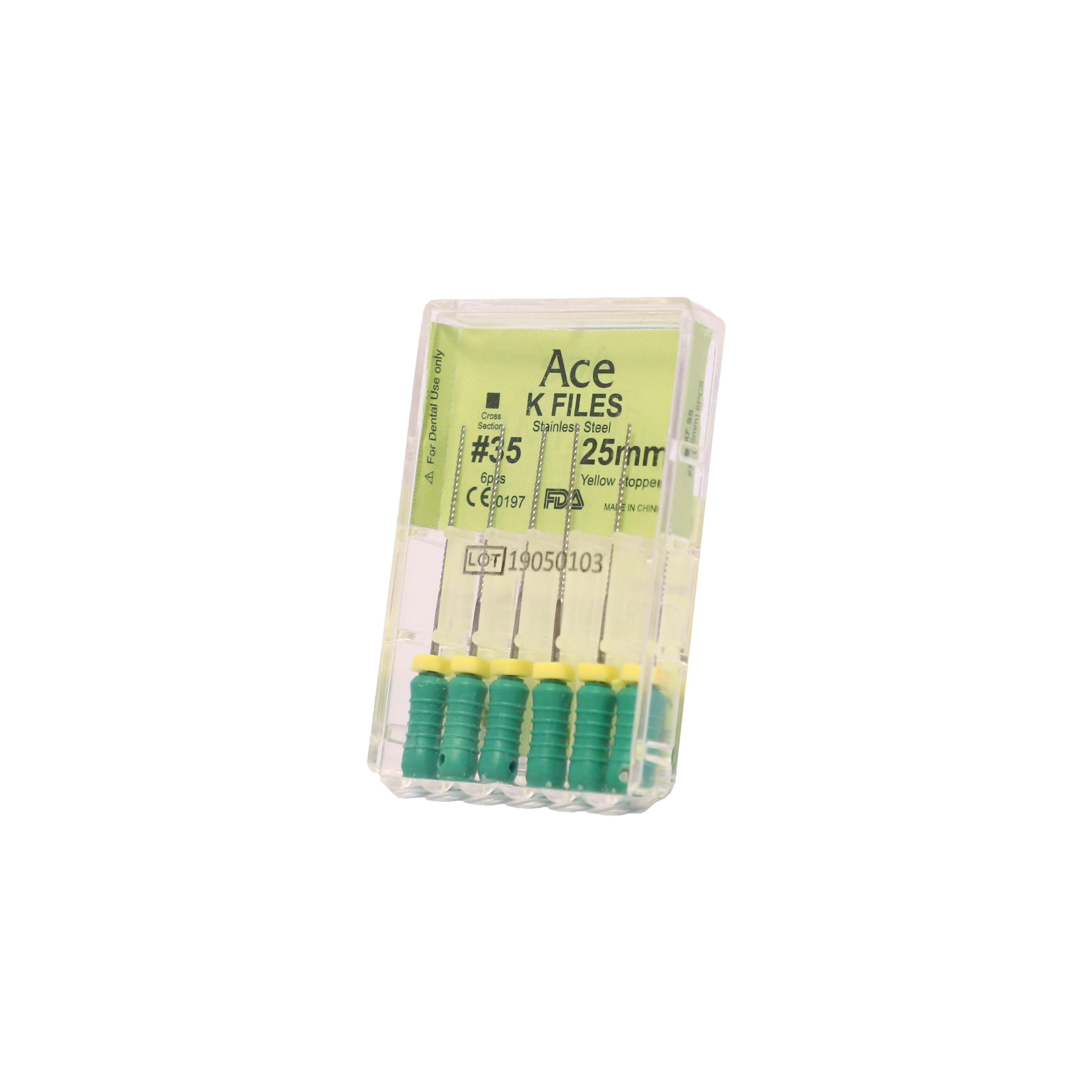 Prime Ace K Files #35, 25mm (Pack Of 5)