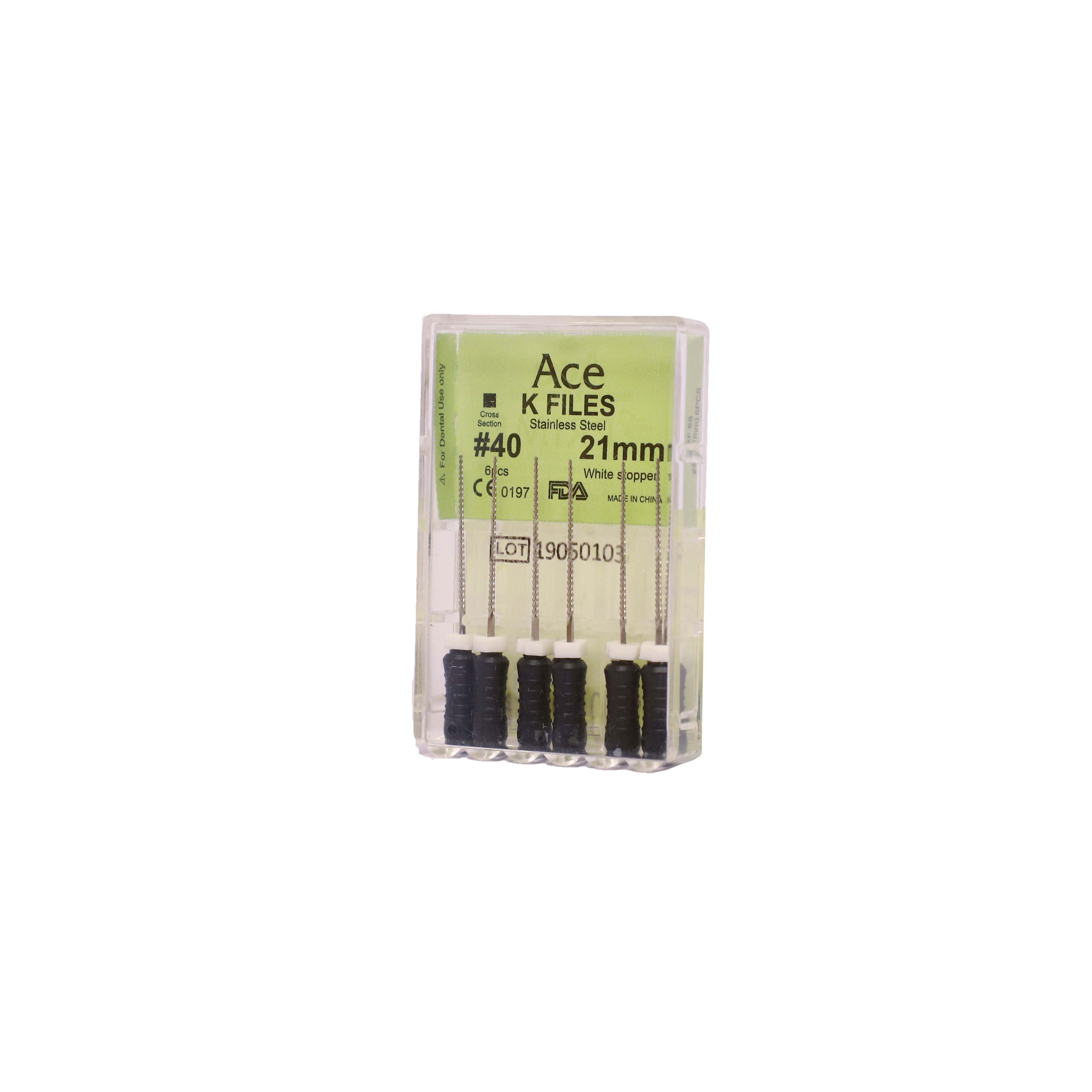 Prime Ace K Files #40, 21mm (Pack Of 5)