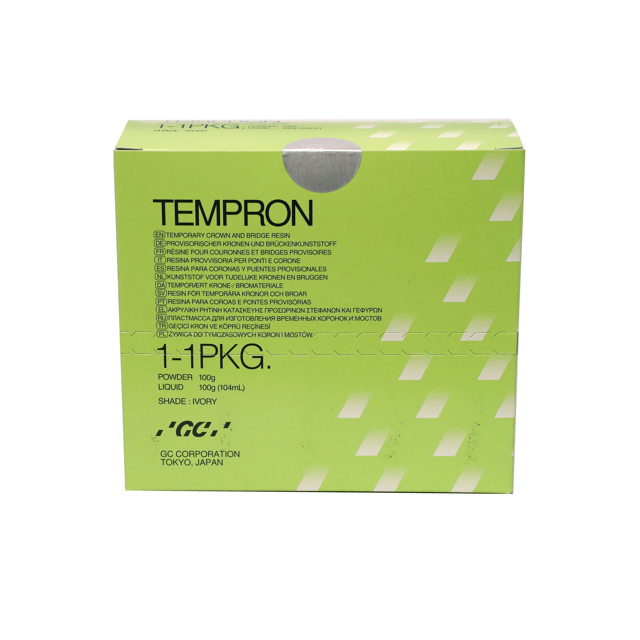 GC Tempron Powder 100gm Liquid 100gm (104ml)
