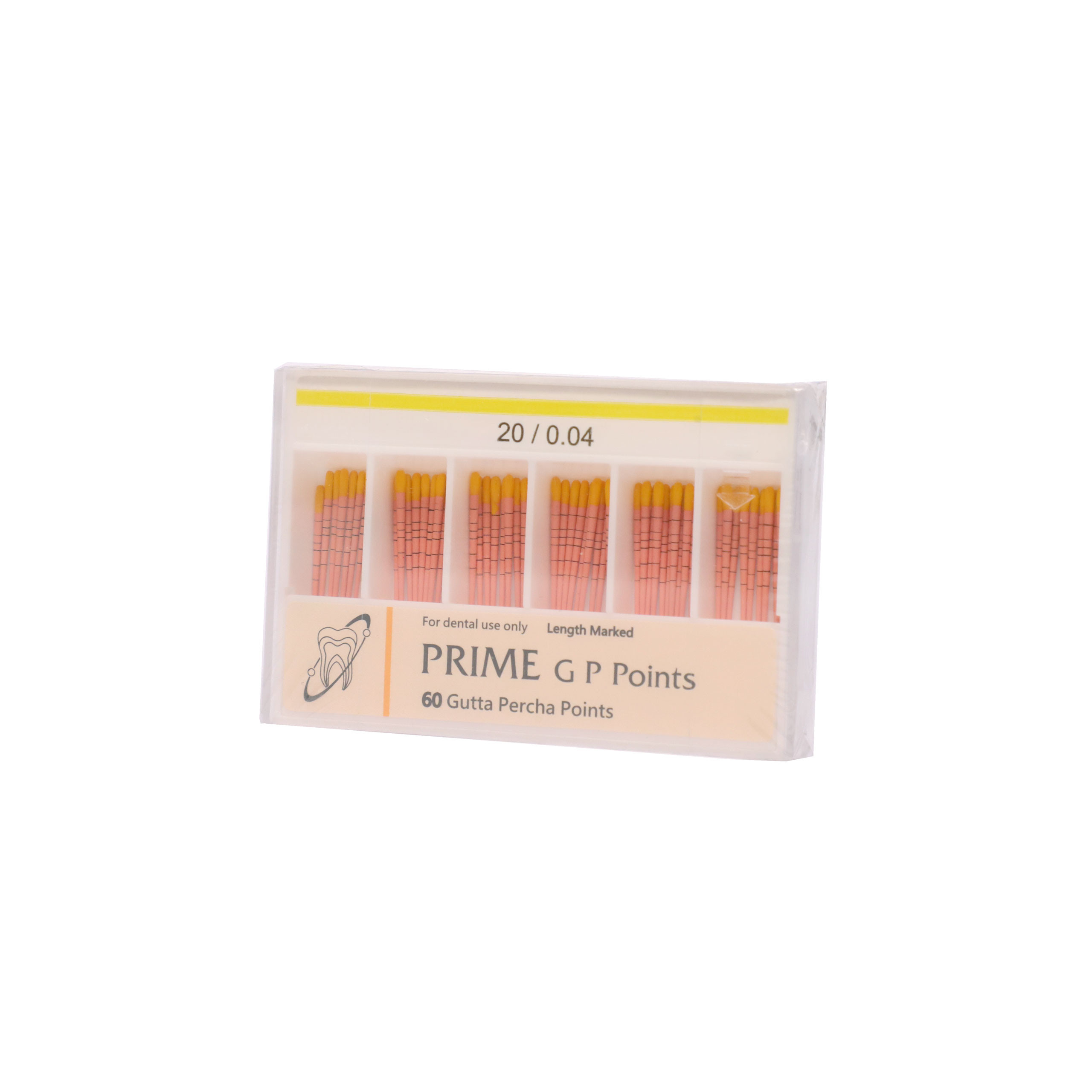 Prime Gutta Percha Points 4%, 20