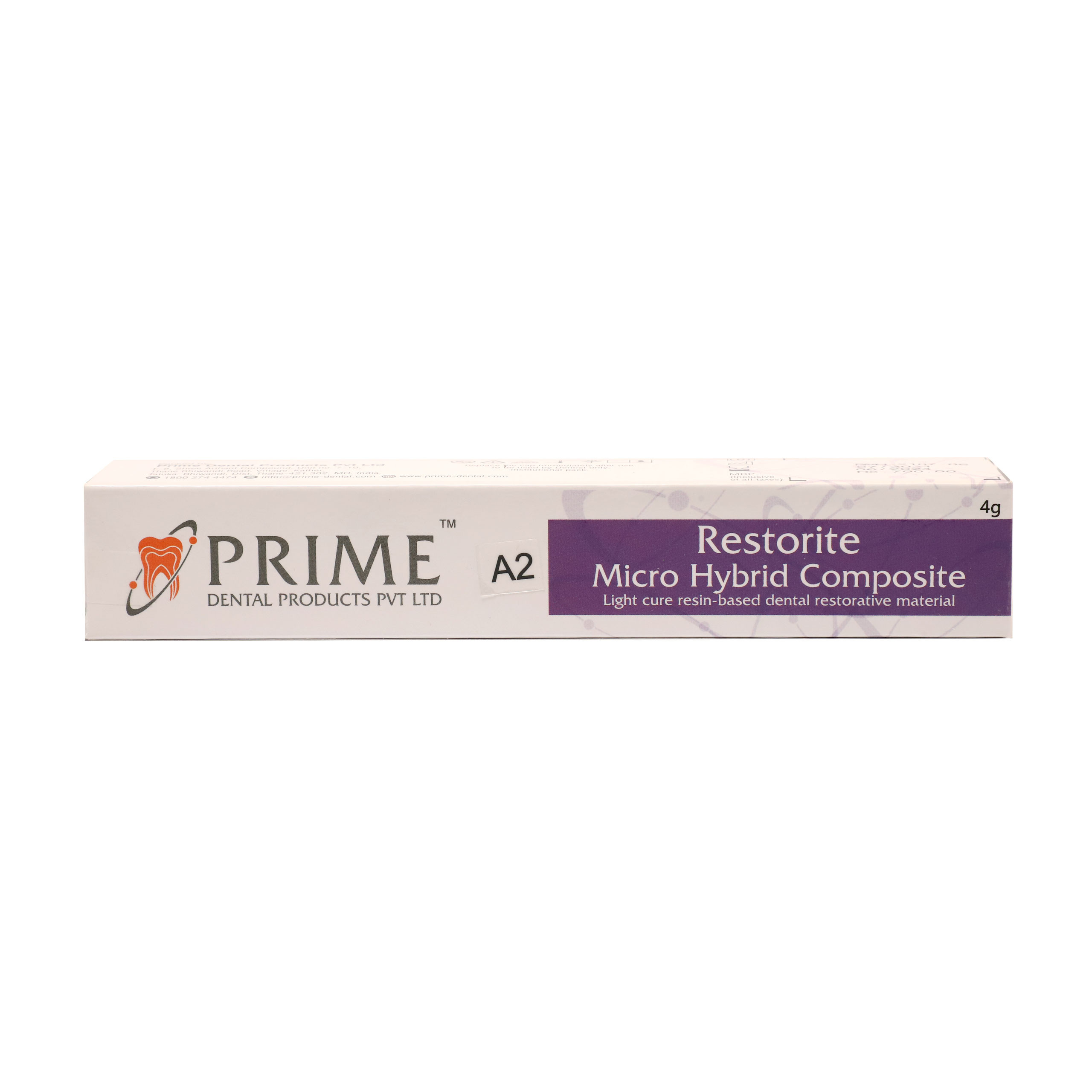 Prime Dental Restorite Micro Hybrid Composite A2