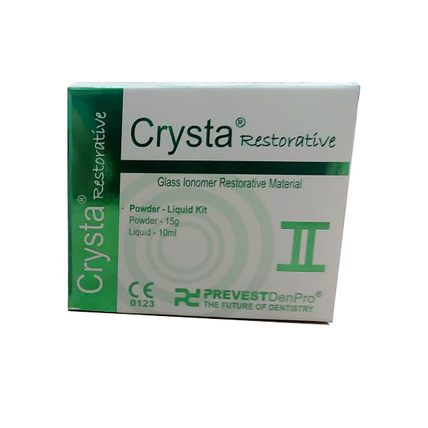 Prevest Denpro Crysta Restorative Type 2 Glass Ionomer Cement Dental