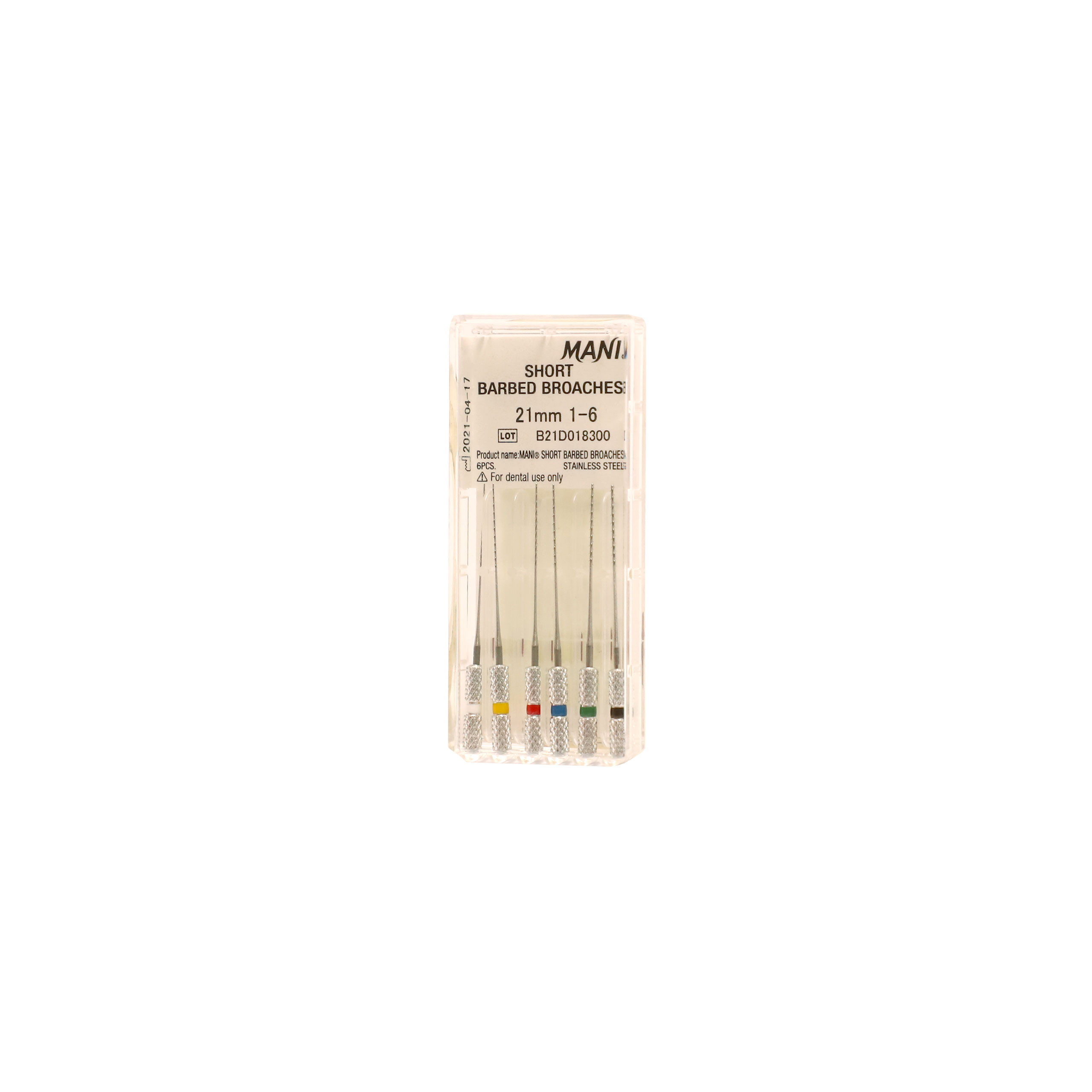 Mani Boraches #1-6 Assorted 21mm