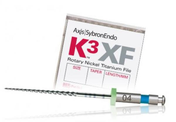 SybronEndo K3XF Rotary Nickel Titanium File Size .35 Taper 04 21mm