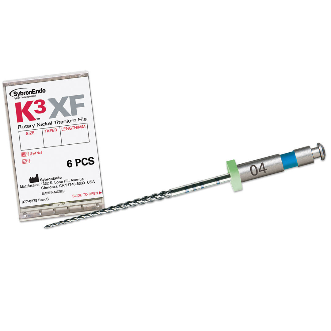 SybronEndo K3XF Rotary Nickel Titanium File Size .35 Taper 04 30mm