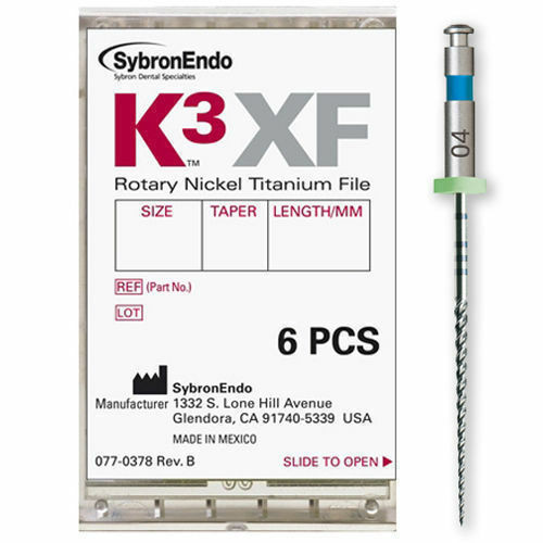 SybronEndo K3XF Rotary Nickel Titanium File Size .35 Taper 04 30mm