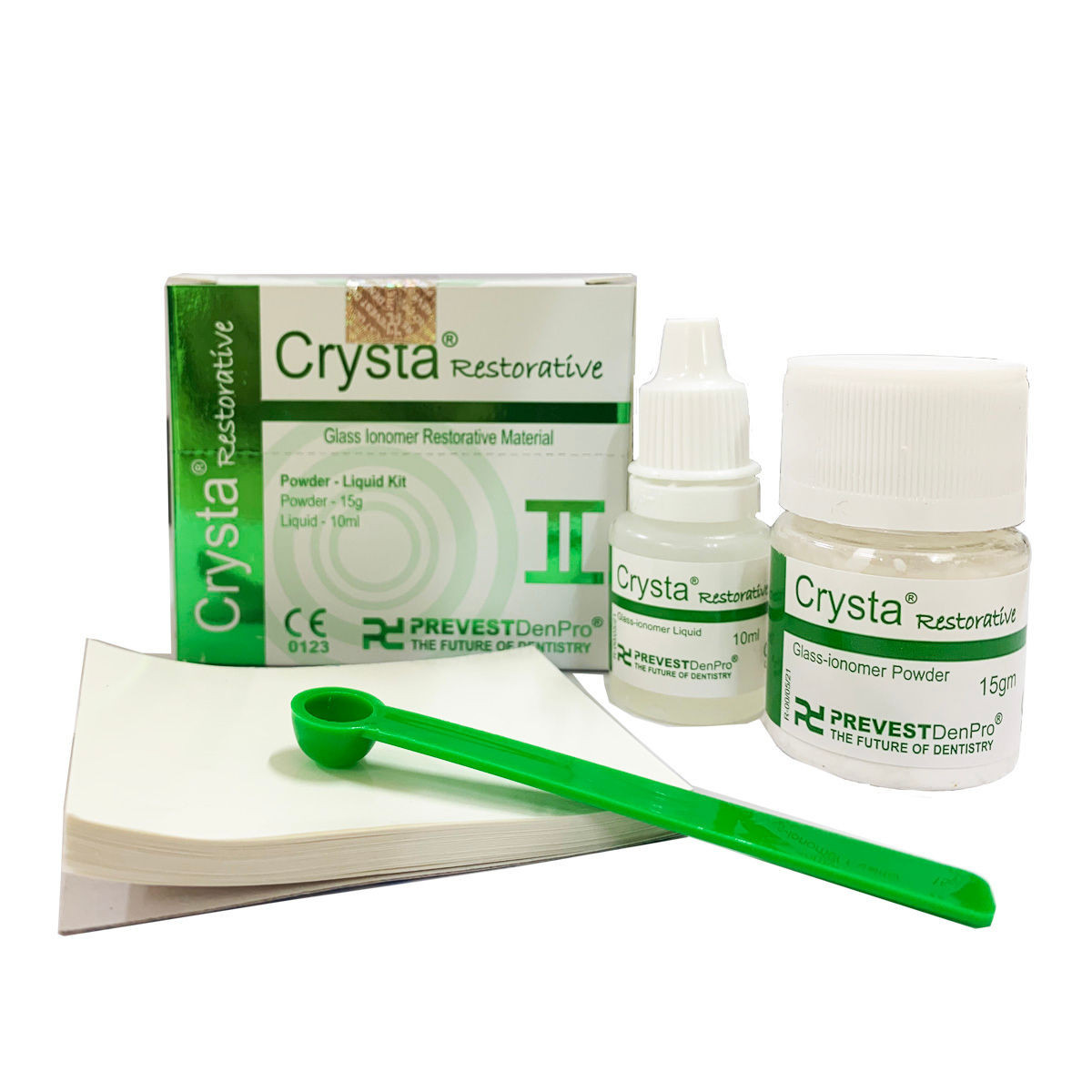 1 Crysta Restorative II + 1 Crysta Luting I  And Get 1 Orafil G Temporary Filling 40gm  Free1