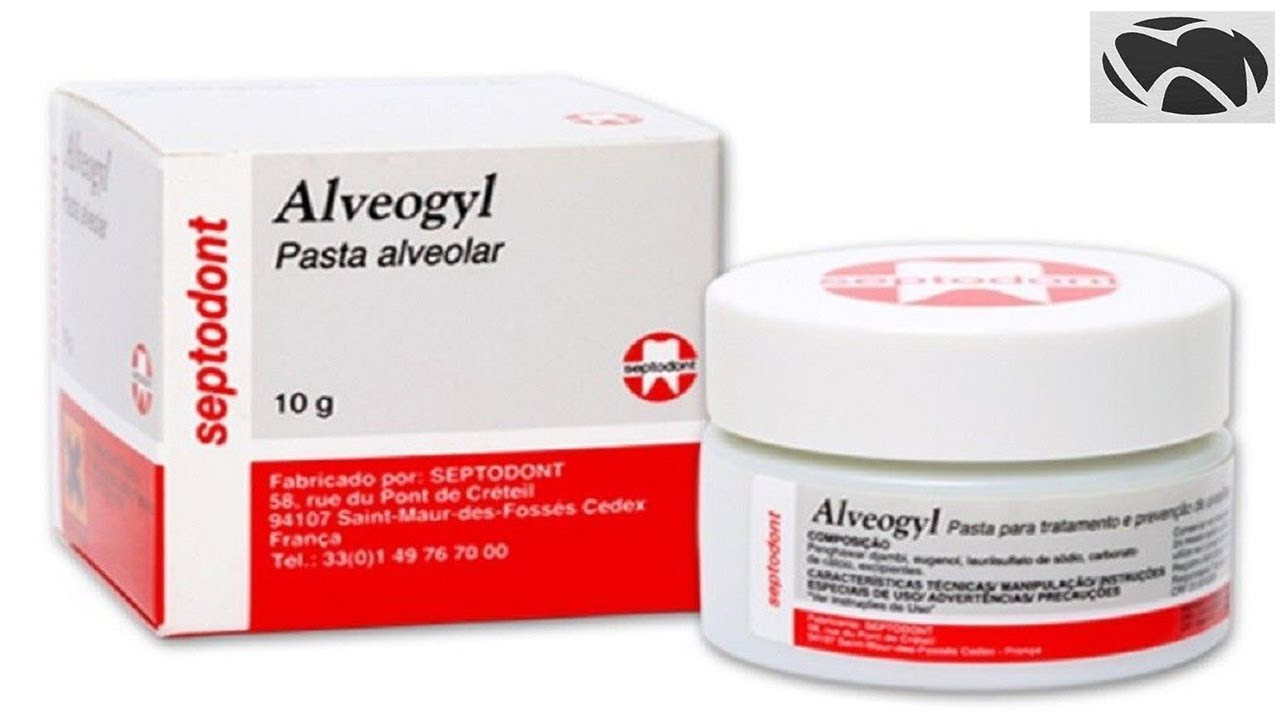 Alveogyl  Pasta Alveolar Septodont For Post Extraction Dressing 10 gm Jar