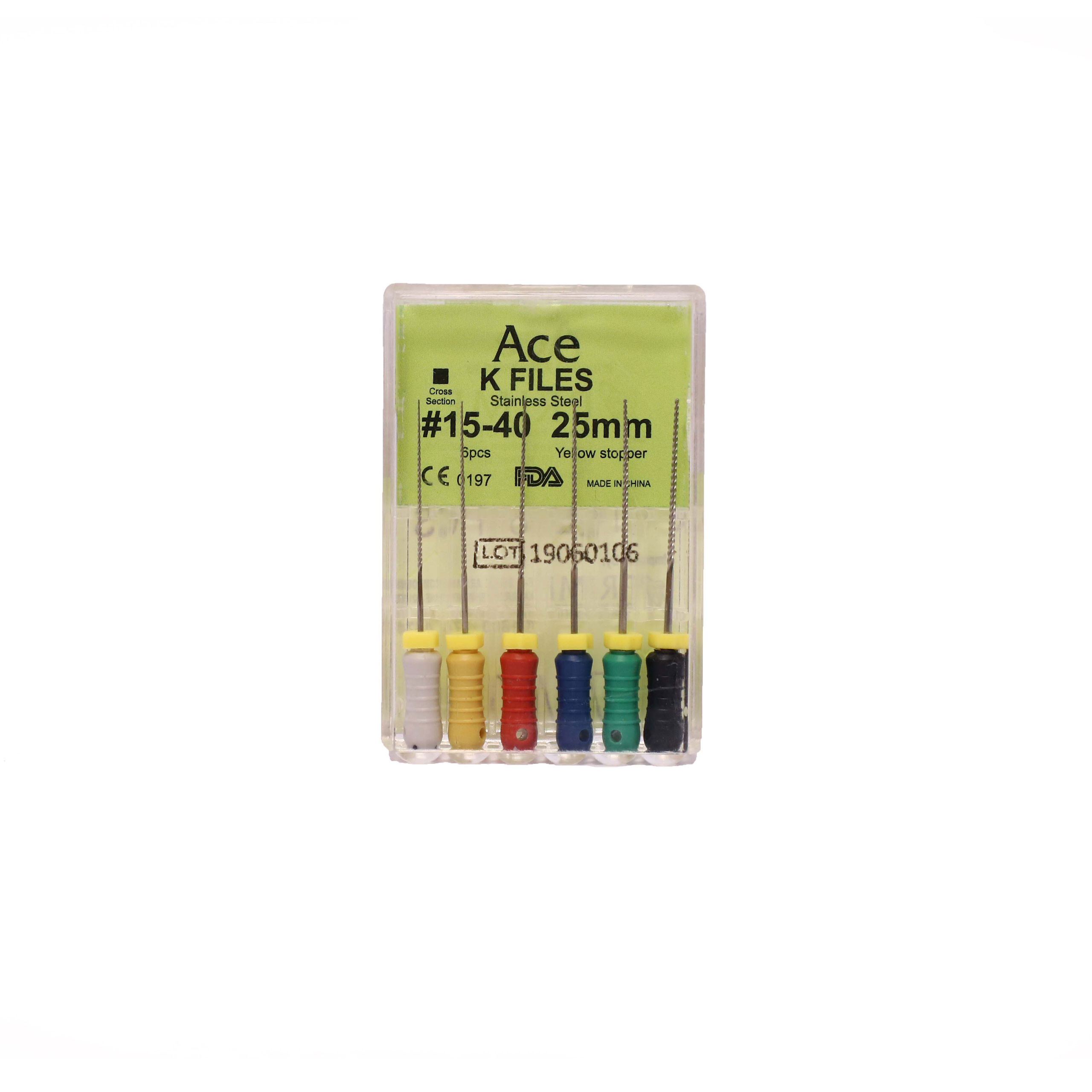 Prime (ACE) K file- 15-40 25mm NiTi