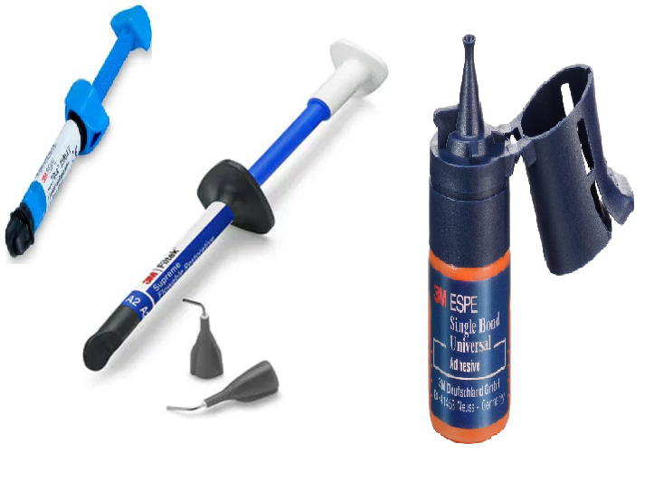 Combo Offer 3M ESPE Filtek Supreme Flowable Restorative Syringe 3M ESPE Filtek Z350 XT Syringe And Single Bond Universal Adhesive 3ml Bonding Agent