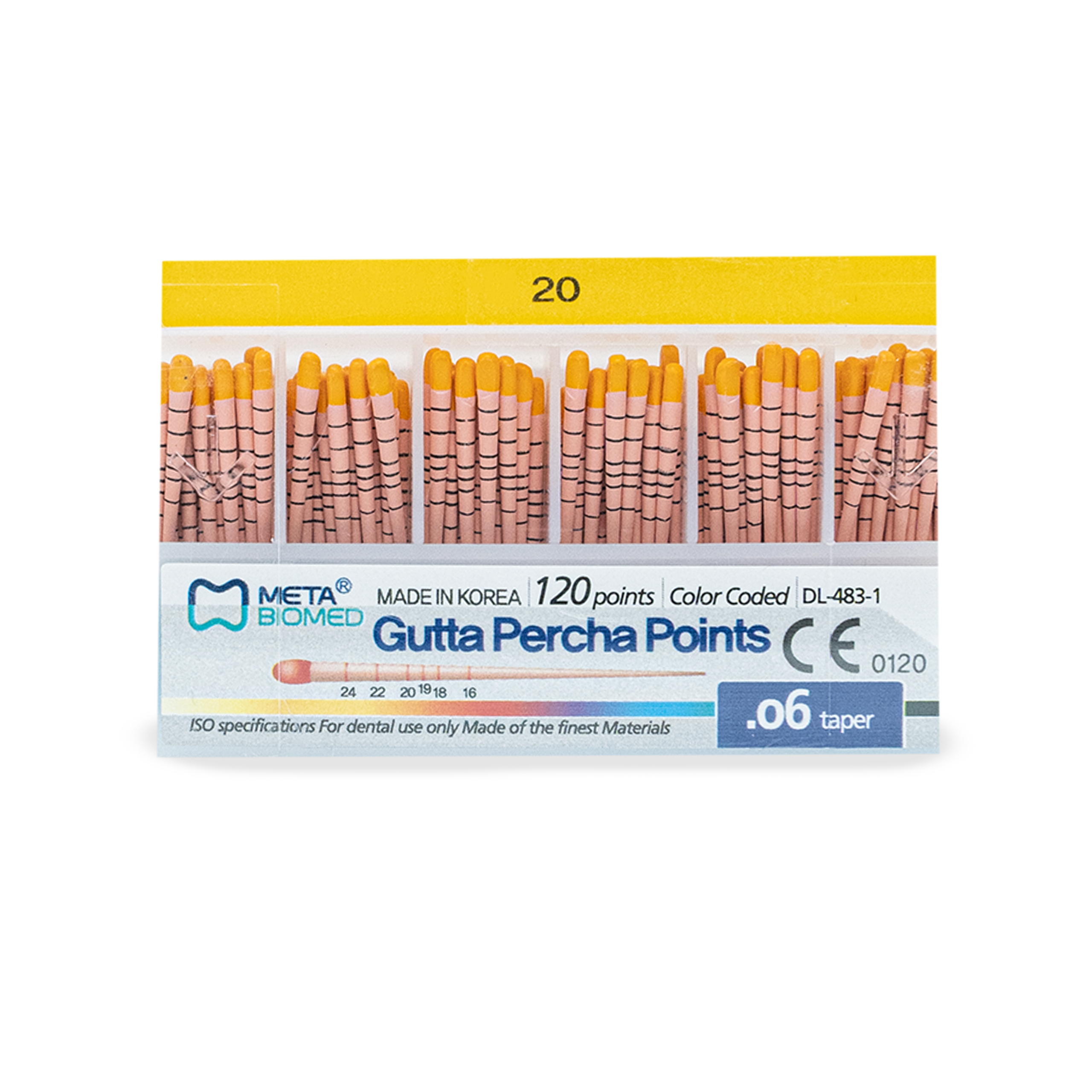 Gutta-Percha Points 20 (0.6 taper)