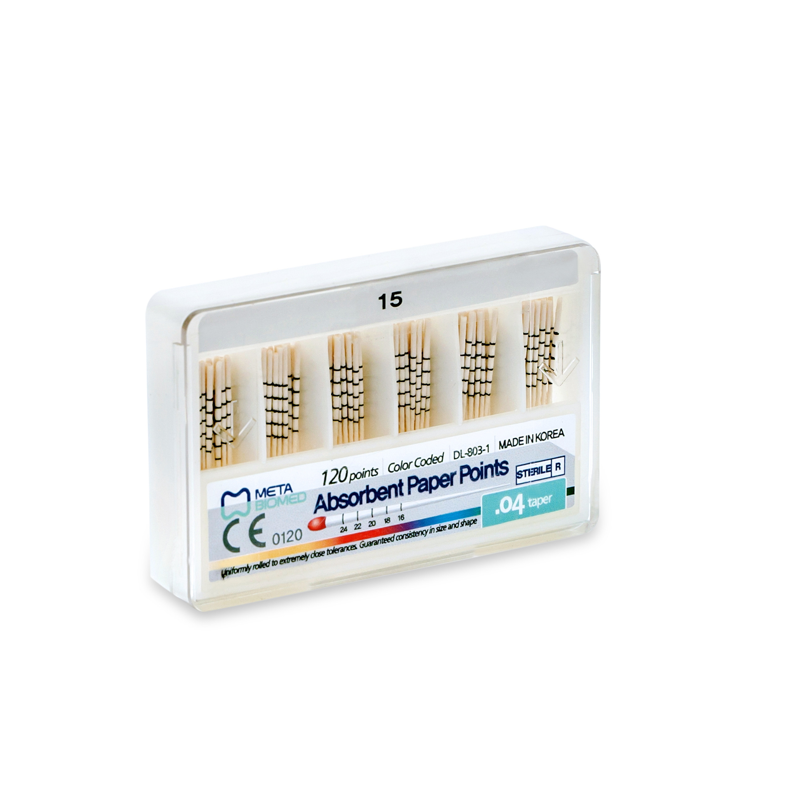 Absorbent Paper Points .04 Taper (15)
