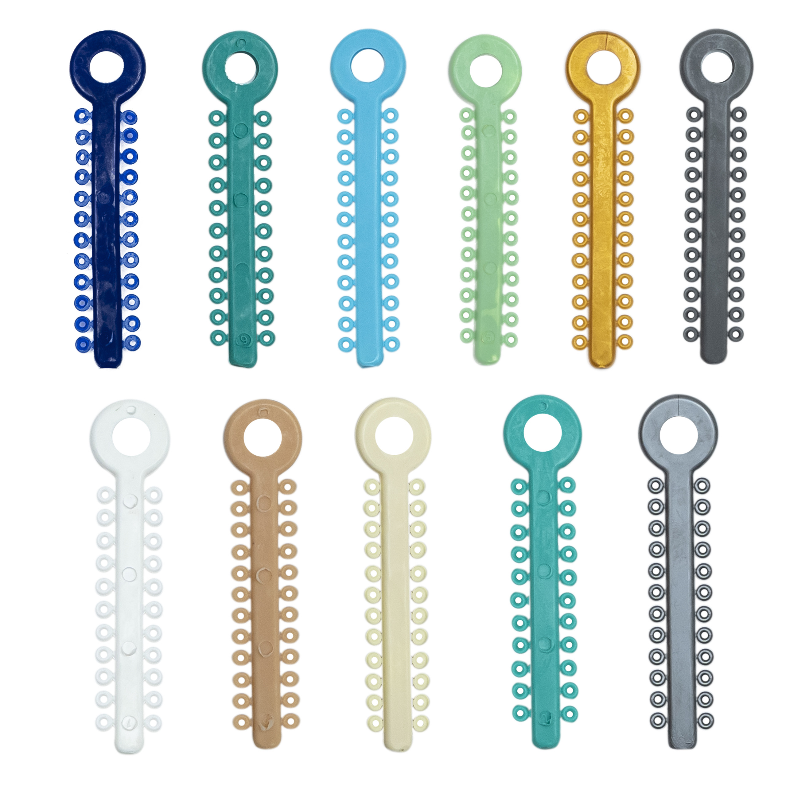 Libral CO Ligature Ties Multicoloured 1008/pk