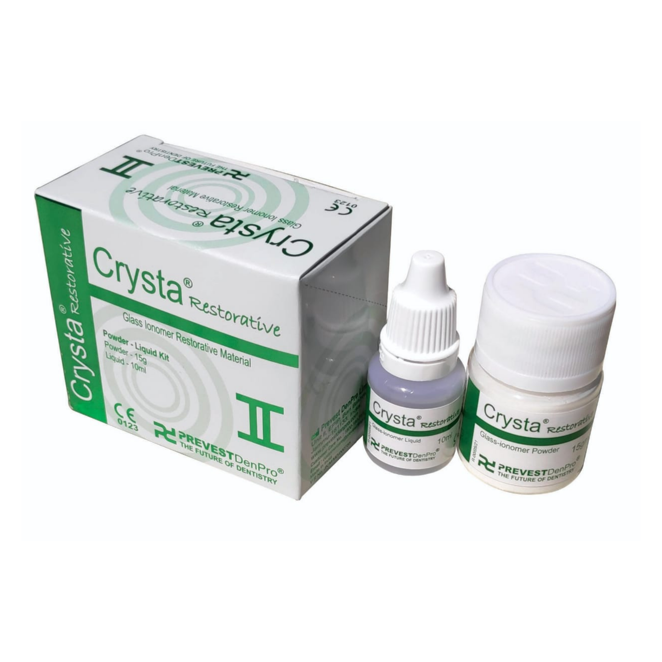 Prevest Denpro Crysta Restorative Type 2 Glass Ionomer Cement Dental