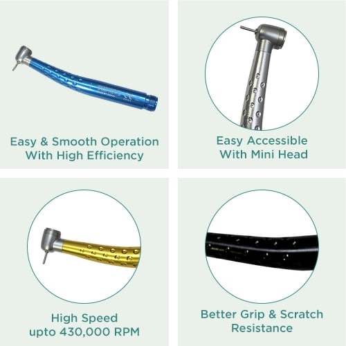 Dental Air Rotor Tornado Color Plus Being Handpiece