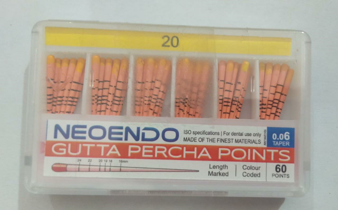 Neoendo Gutta Percha Points 20 6%
