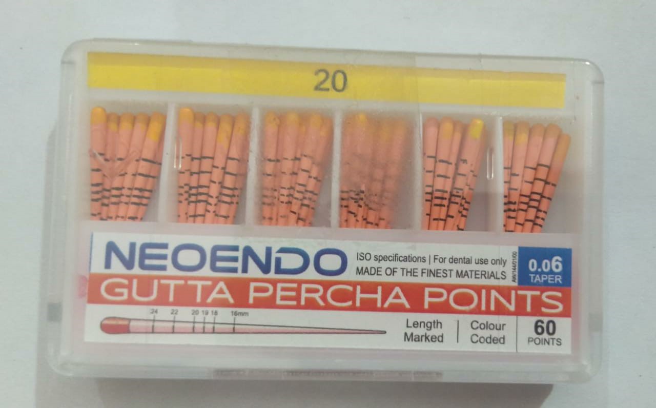 Neoendo Gutta Percha Points 20 6%