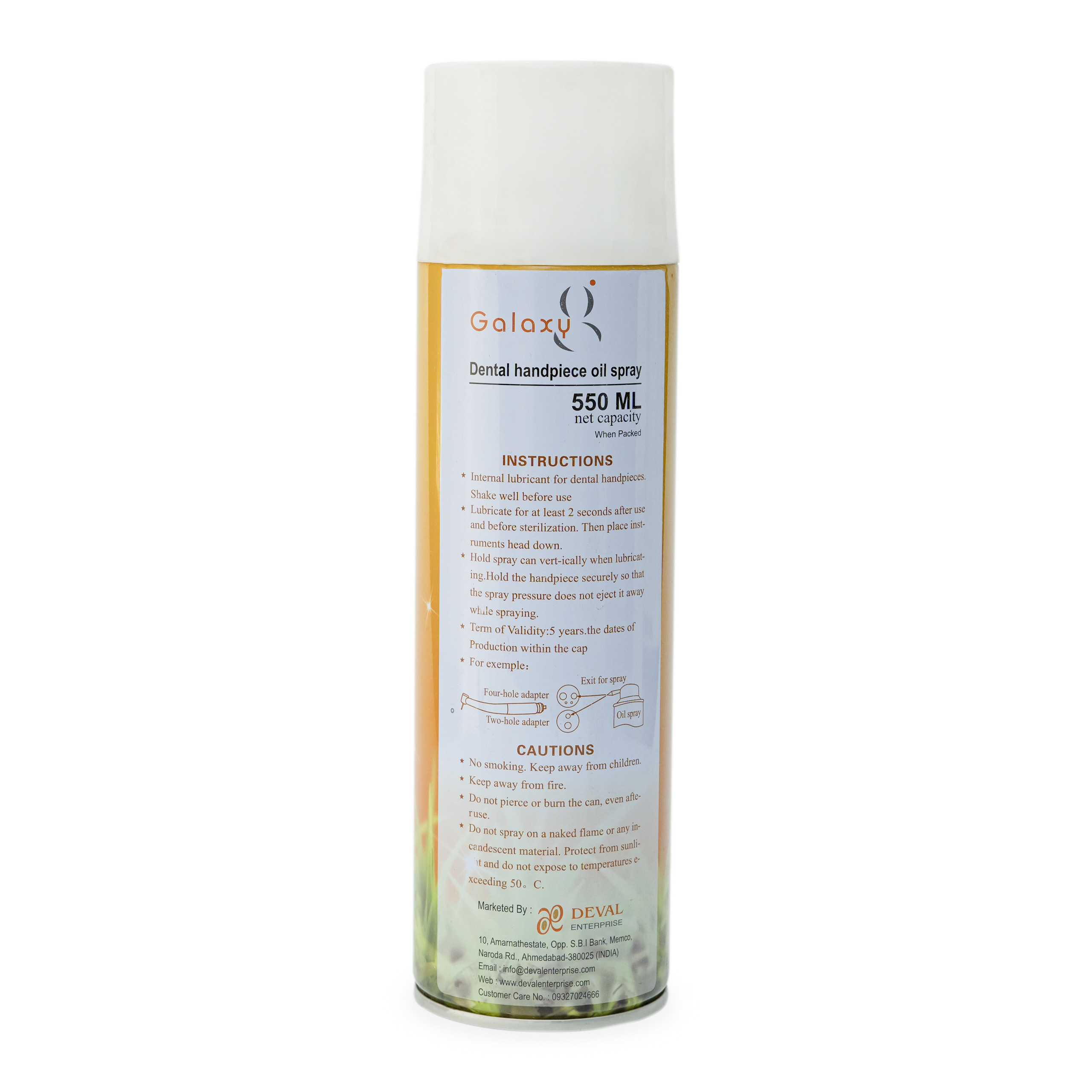 Dental Handpiece Oil Spray