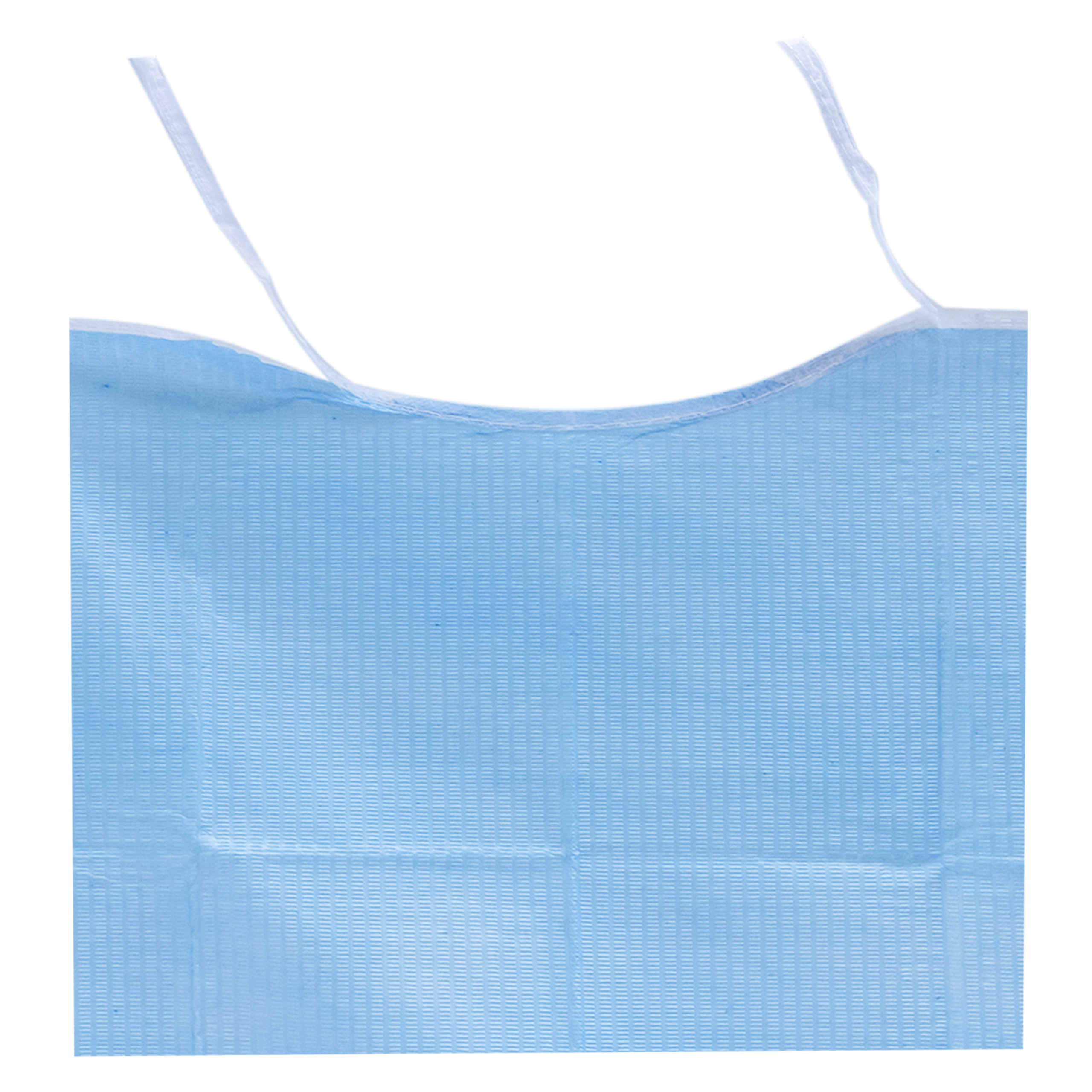 Dental Bibs Tie Back (blue) 50 Pieces