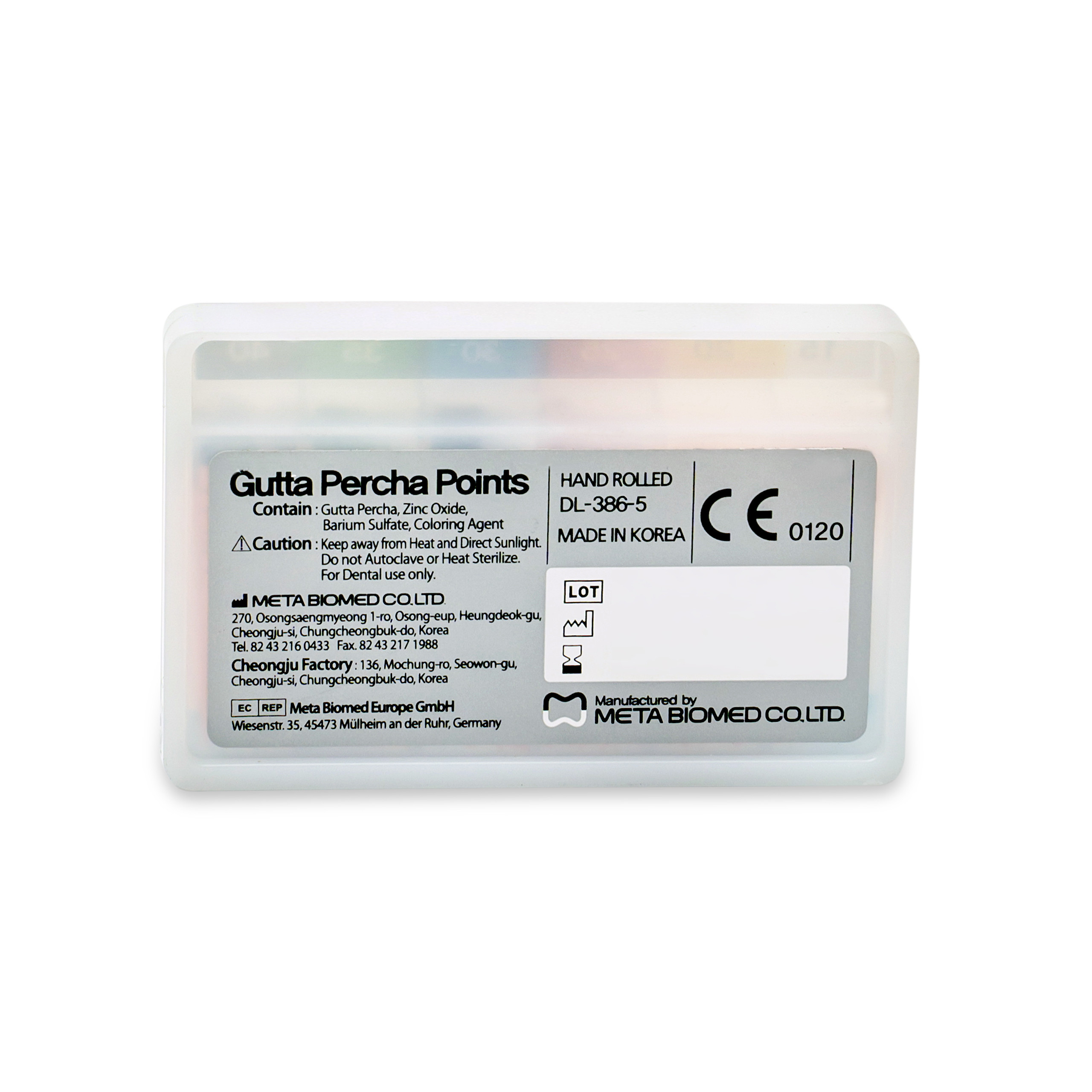 Gutta Percha Points .04 Taper (15-40)