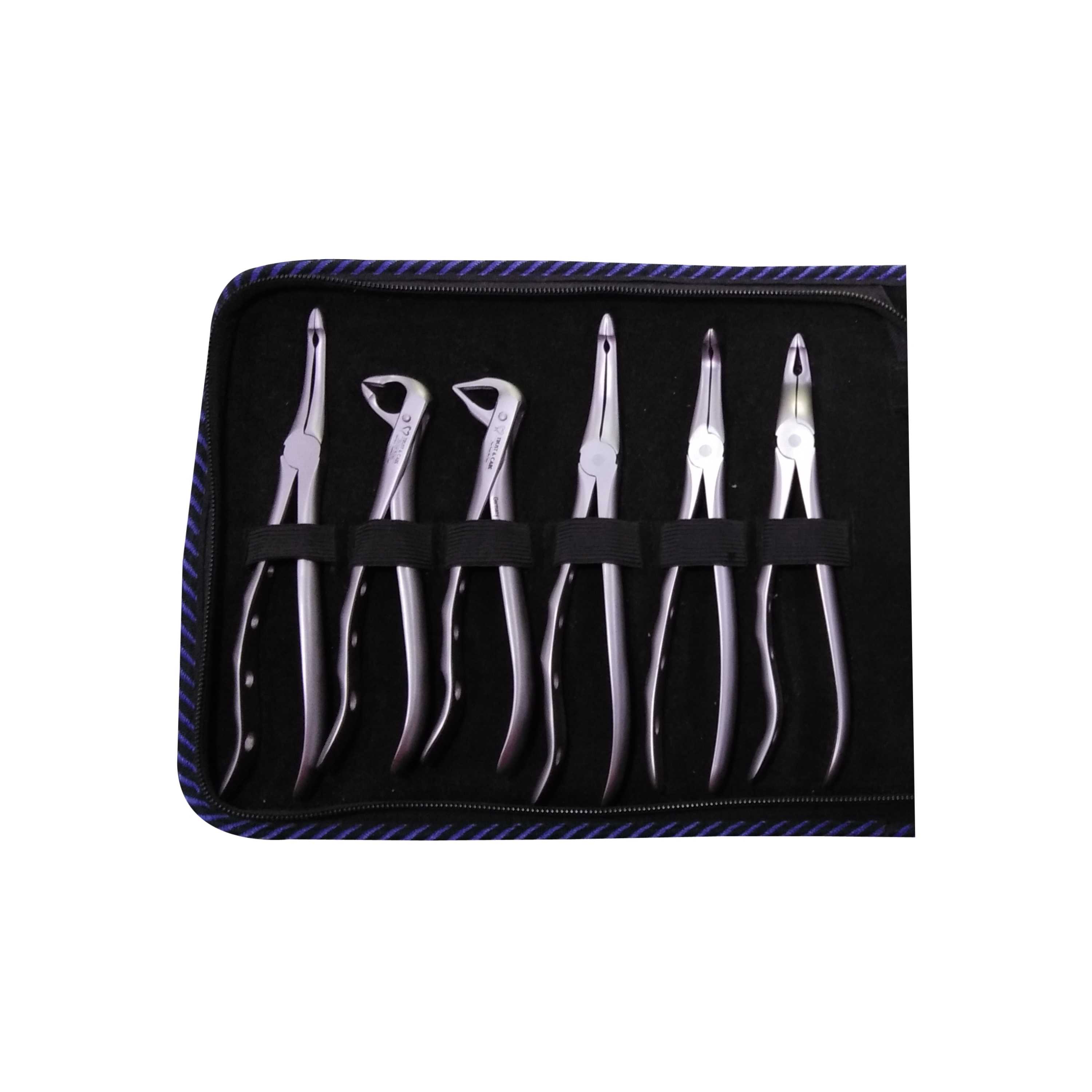 Trust & Care Secure Tooth Extraction Forcep Kit Set Of 11-Pcs