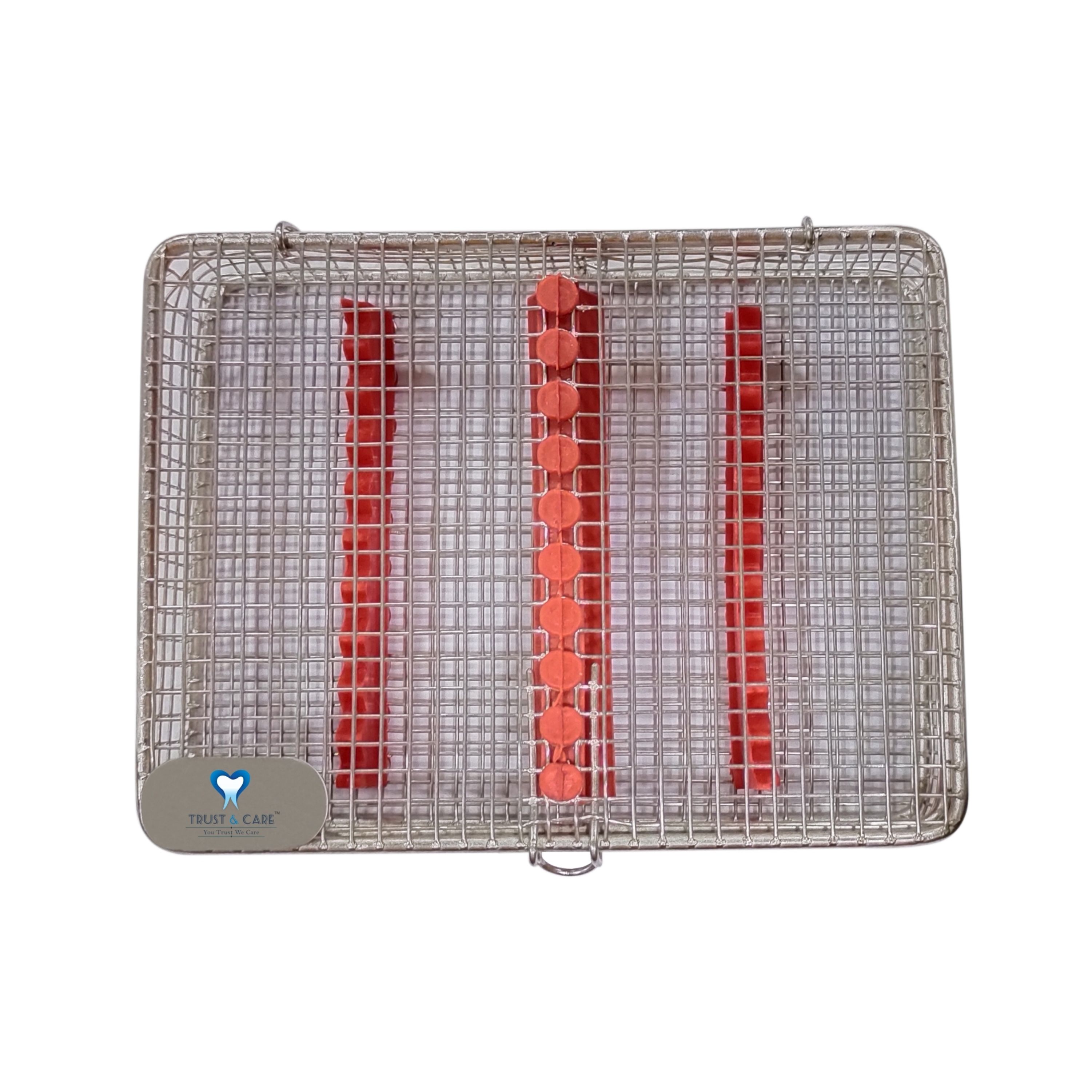 Trust & Care S.S Instrument Sterilization Mesh Cassette For 10-Inst.