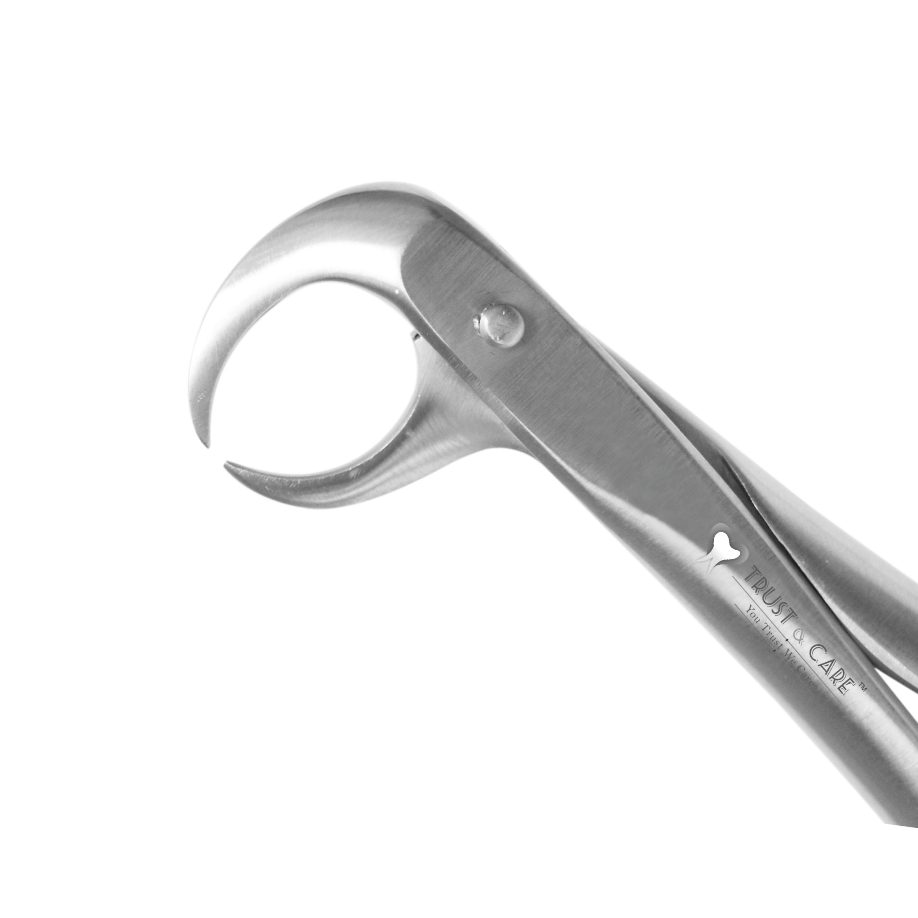 Trust & Care Tooth Extraction Forcep Lower Molars Cow Horn Fig No. 86 Premium