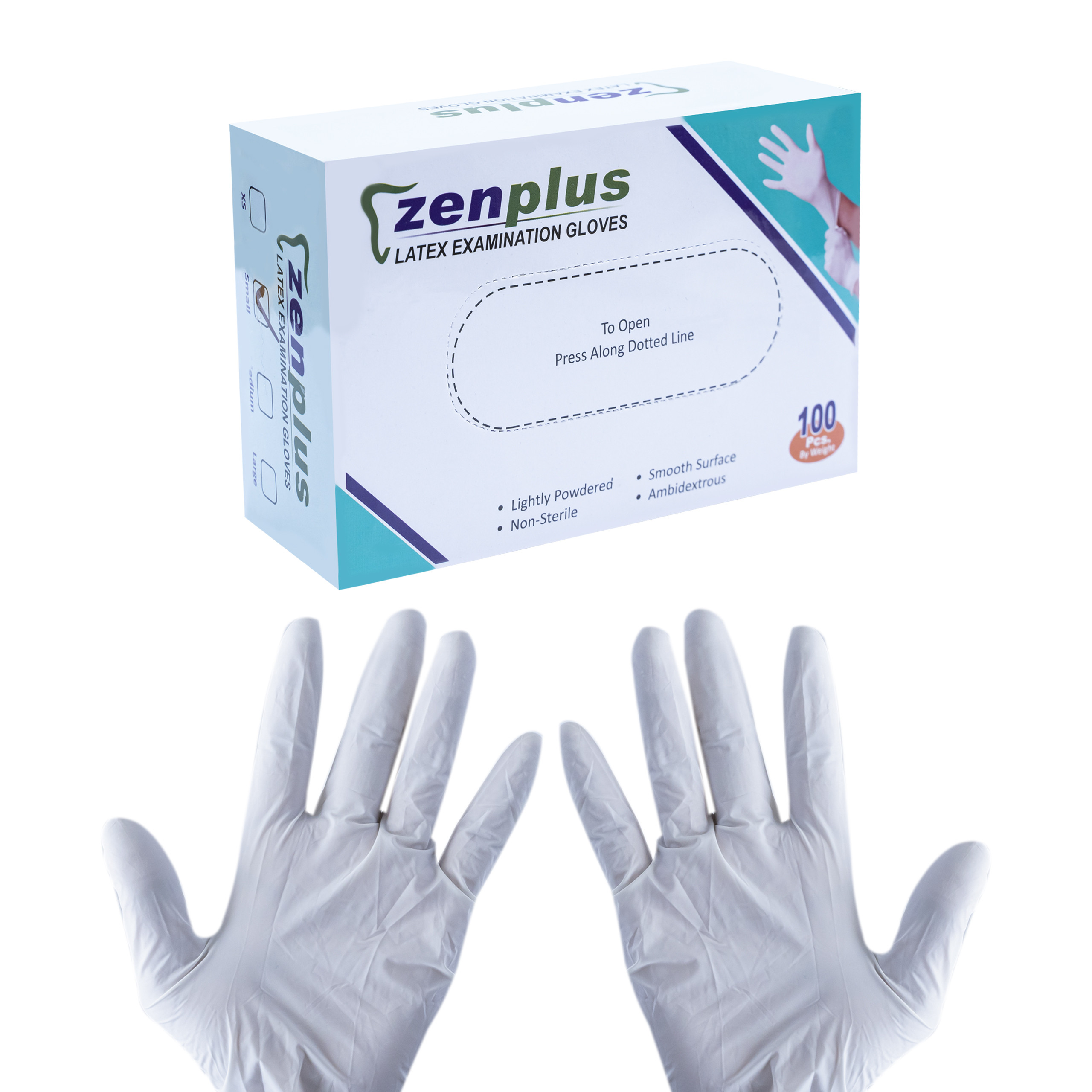 Zenplus Latex Gloves Extra Small