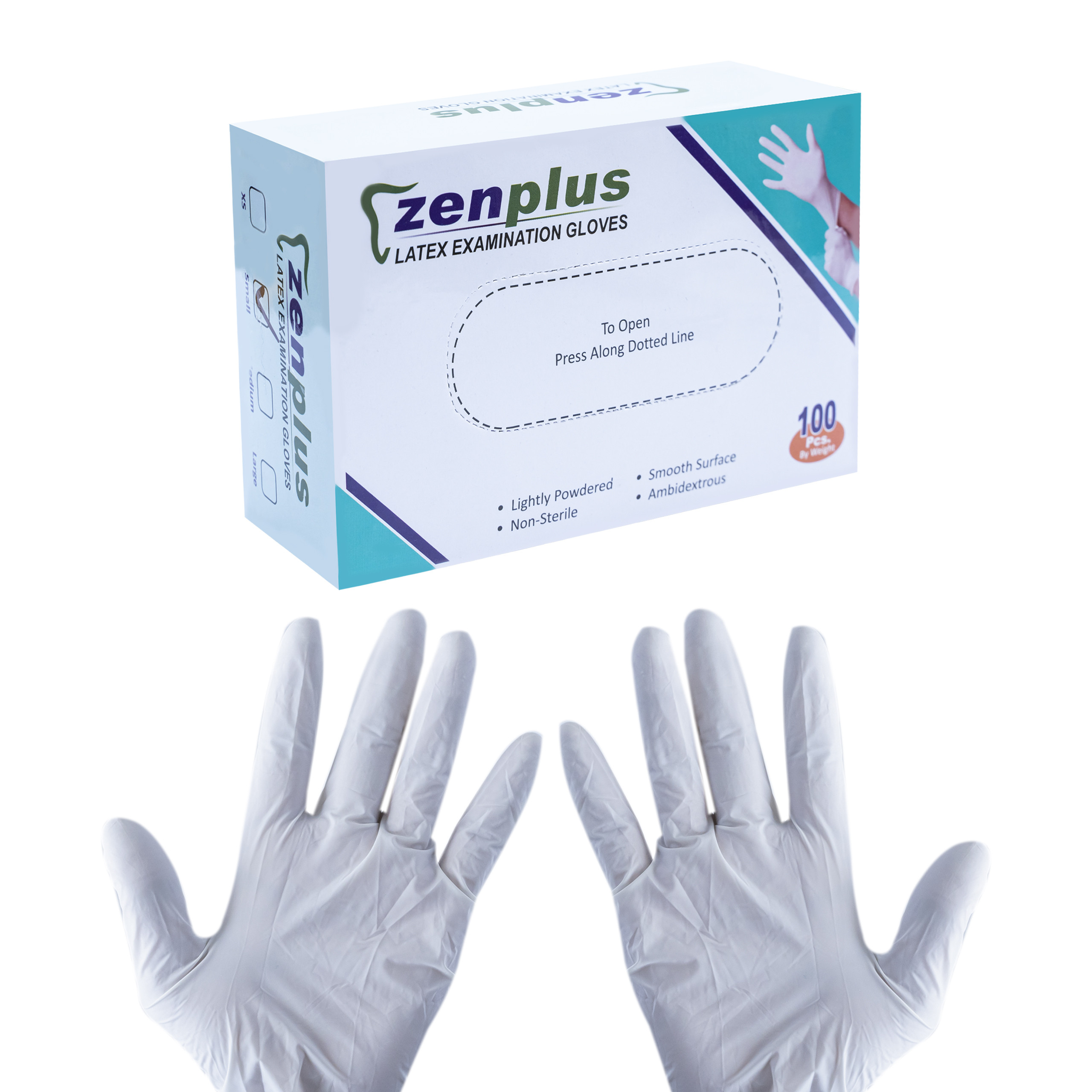 Zenplus Latex Gloves Large