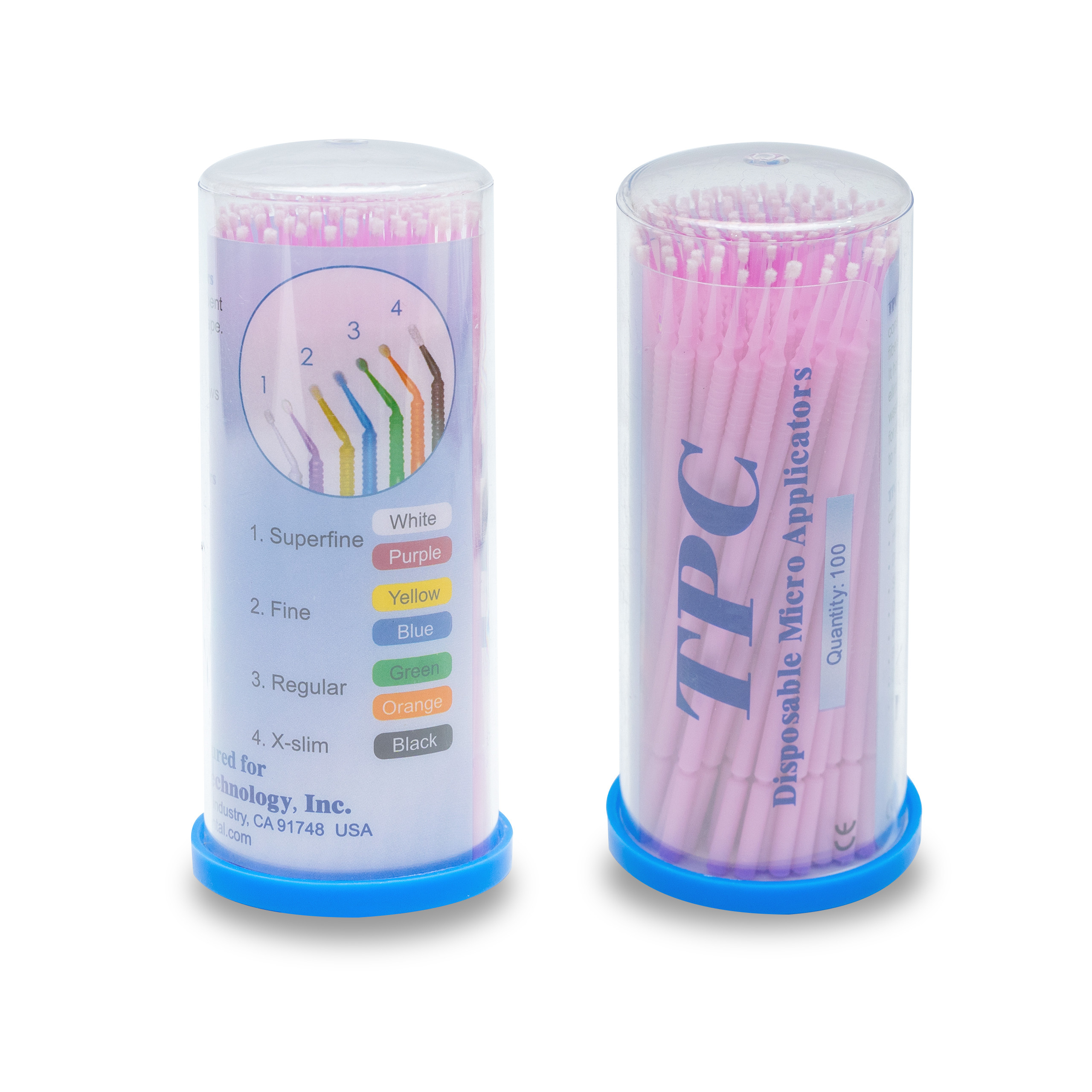 TPC Disposable Micro Applicators Pink