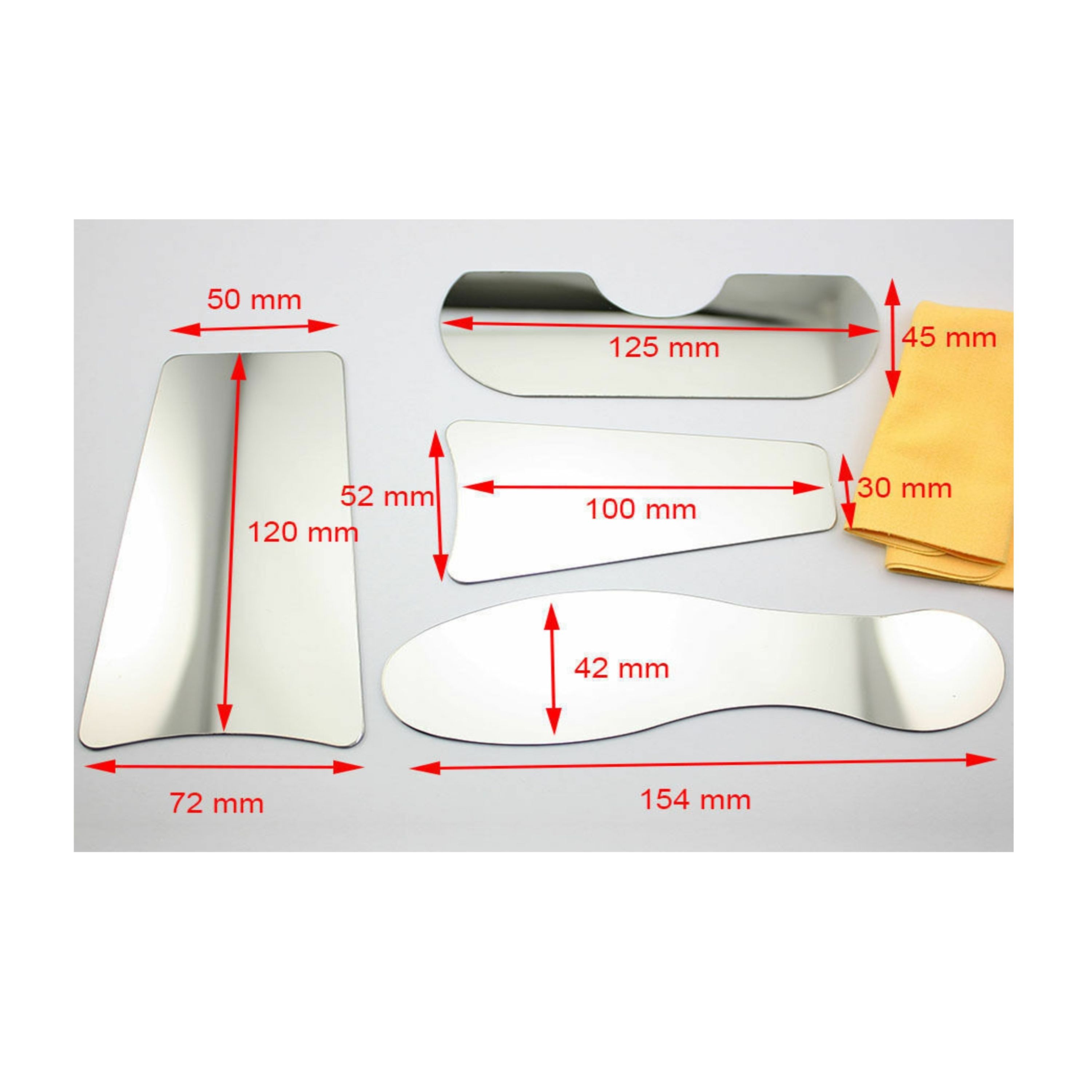 Trust & Care S.S Photography Mirrors Set Of 4-Pcs