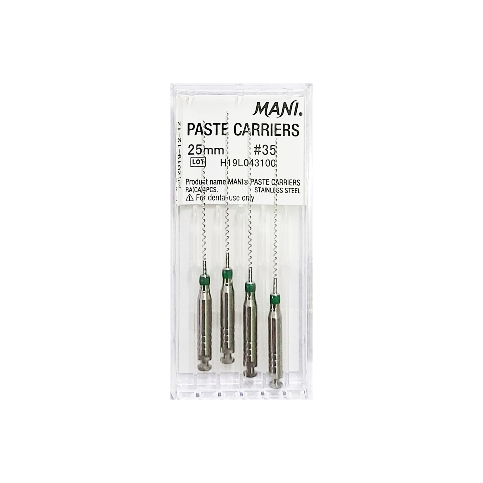 Mani Paste Carrier 25mm #25 Lentulo Spiral