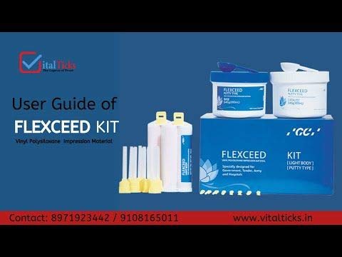 GC Flexceed Putty And LIGHT BODY (base 500gm.&catalyst 500gm.)