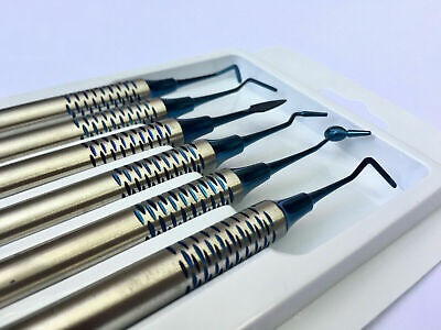 Dental Tefflon Coated Composite Filling Instruments Set Of 6 Pcs